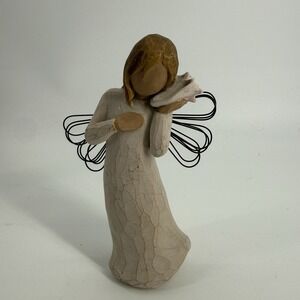 WILLOW TREE "THINKING OF YOU" ANGEL WITH CONCH SHELL 2004‎ SUSAN LORDI DEMDACO